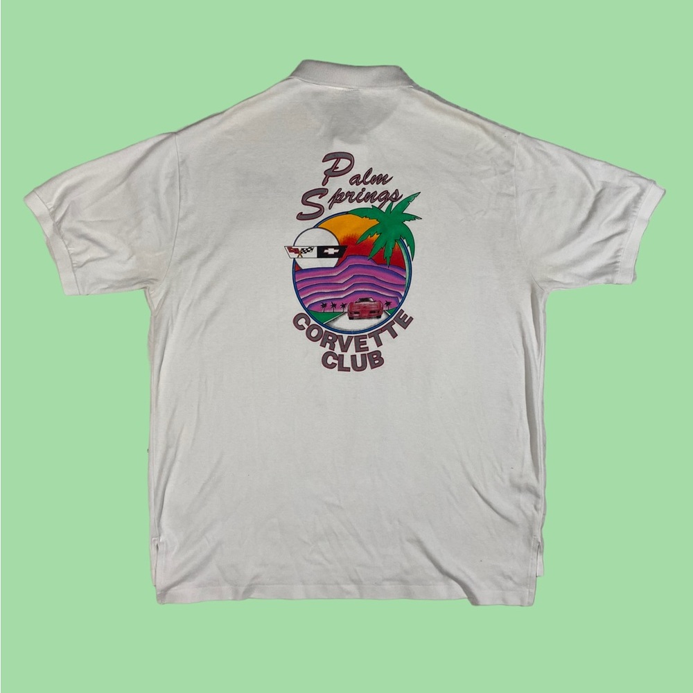 Vintage Palm spring Corvette Club Polo
